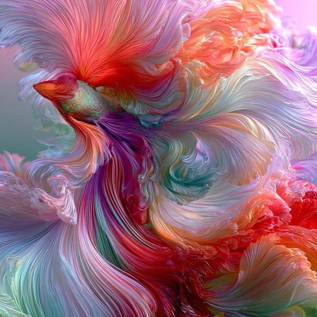 Ribboneer style, Midjourney V8.2, render 1 of 4