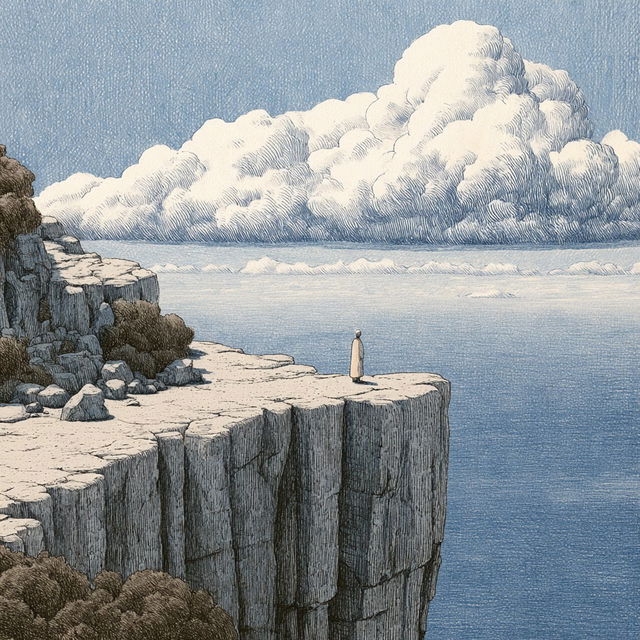 The Gnarled Shore School style, Midjourney V8.2, render 3 of 4