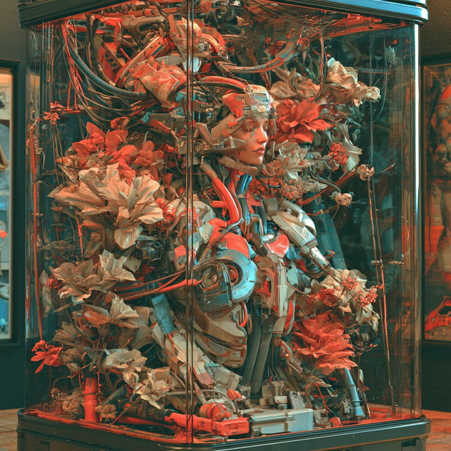 Coralicon style, Midjourney V8.2, render 2 of 4