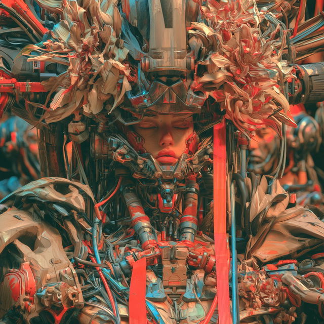 Coralicon style, Midjourney V8.2, render 4 of 4