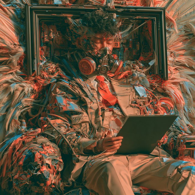 Coralicon style, Midjourney V8.2, render 3 of 4
