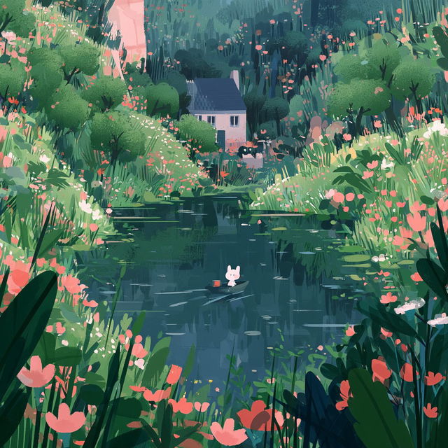 Roundling Storybookism style, Midjourney V8.2, render 4 of 4