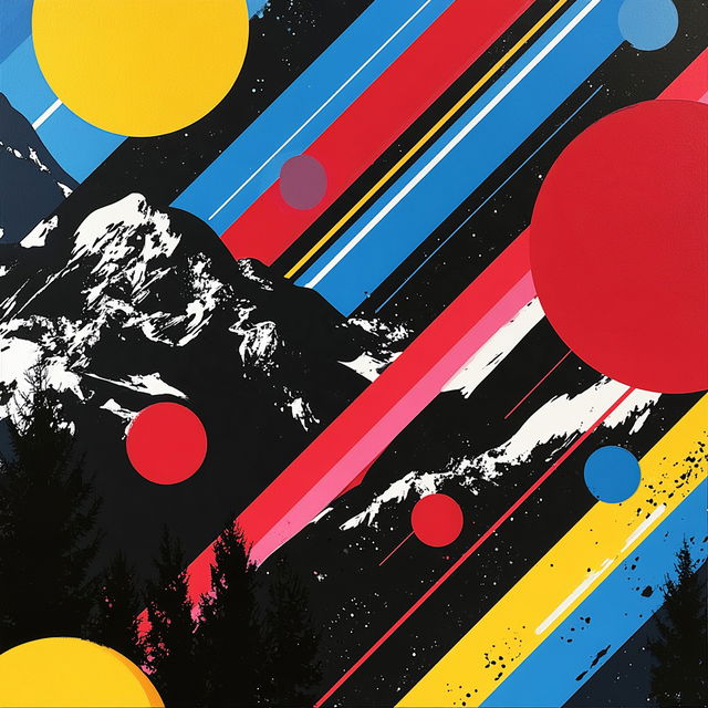 Chromapercussive style, Midjourney V8.2, render 3 of 4