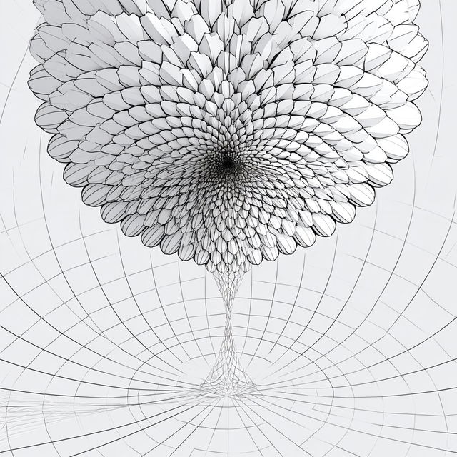 Sunset Codex Mesh style, Midjourney V8.2, render 4 of 4