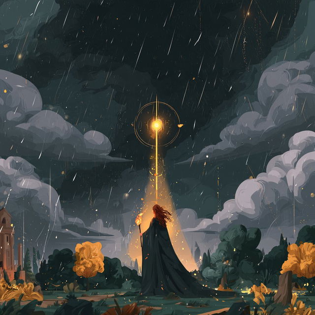 Tealgold Storybook Gothic style, Midjourney V8.2, render 2 of 4