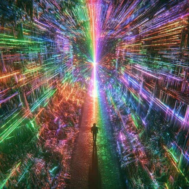 Starburst Visage style, Midjourney V8.2, render 2 of 4