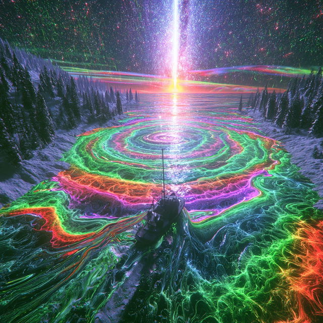 Starburst Visage style, Midjourney V8.2, render 1 of 4