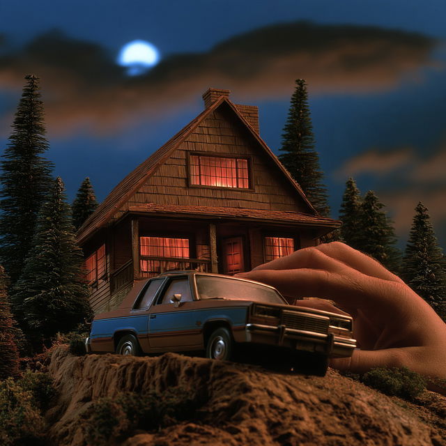 Monolithurne style, Midjourney V8.2, render 4 of 4