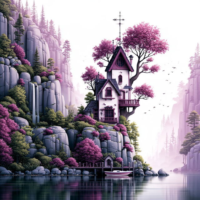 Floravertigo style, Midjourney V8.2, render 2 of 4