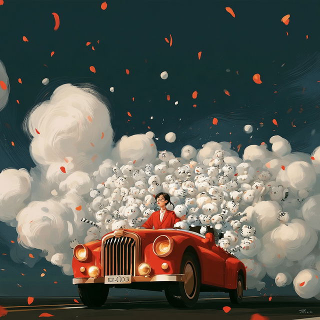 Goldfish Glaze Event style, Midjourney V8.2, render 2 of 4