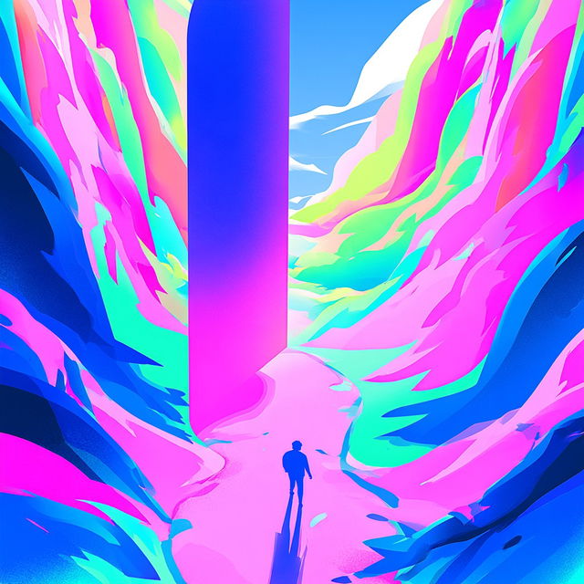 Prismcliffism style, Midjourney V8.2, render 2 of 4