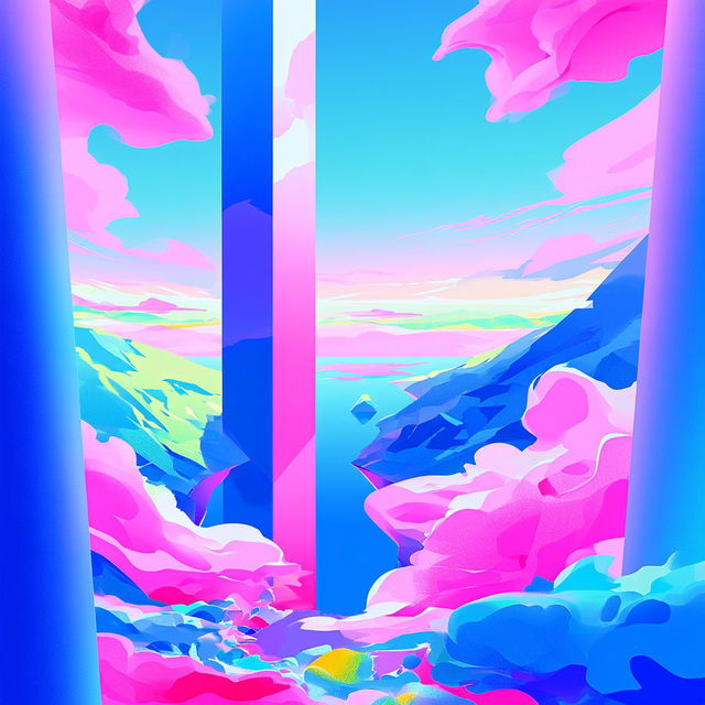 Prismcliffism style, Midjourney V8.2, render 4 of 4