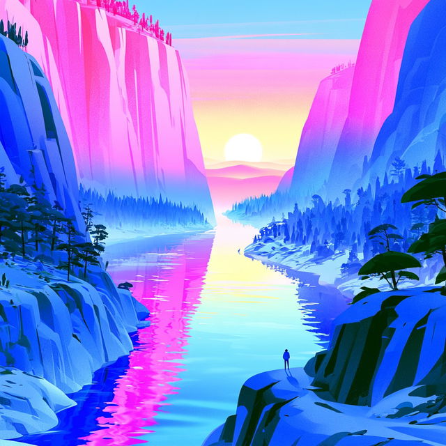 Prismcliffism style, Midjourney V8.2, render 3 of 4