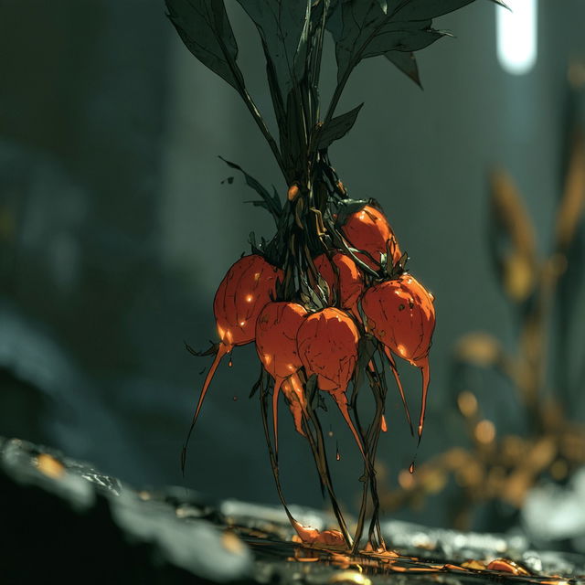 Gothicrucible style, Midjourney V8.2, render 3 of 4