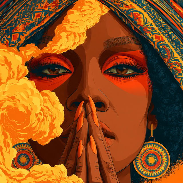 Floral Thunder style, Midjourney V8.2, render 2 of 4