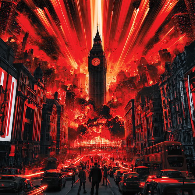 Redfoil Apocalypse style, Midjourney V8.2, render 3 of 4
