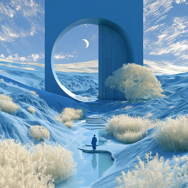 Archipelago Parallax style, Midjourney V8.2, render 4 of 4