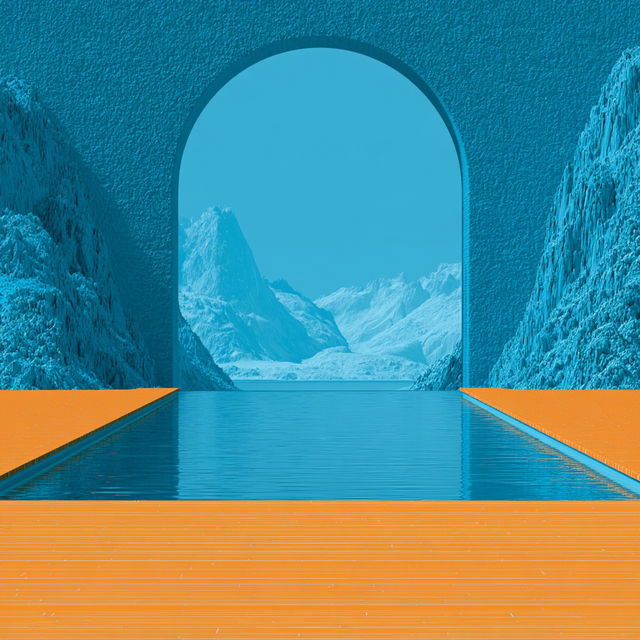 Cryogeometry style, Midjourney V8.2, render 4 of 4