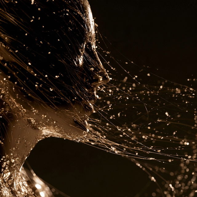 Coursed Liquidstone style, Midjourney V8.2, render 2 of 4