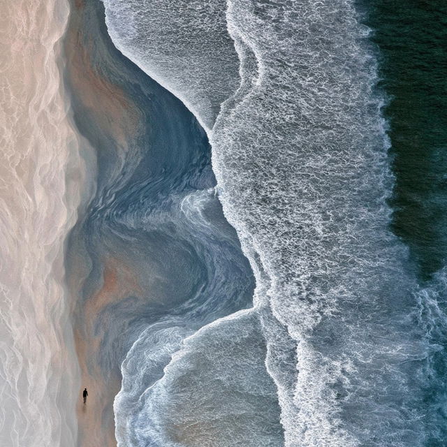 Bluegreen Erosion style, Midjourney V8.2, render 3 of 4