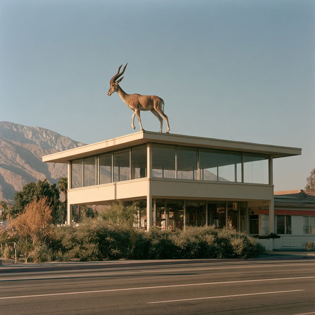 Motelsaurica style, Midjourney V8.2, render 4 of 4