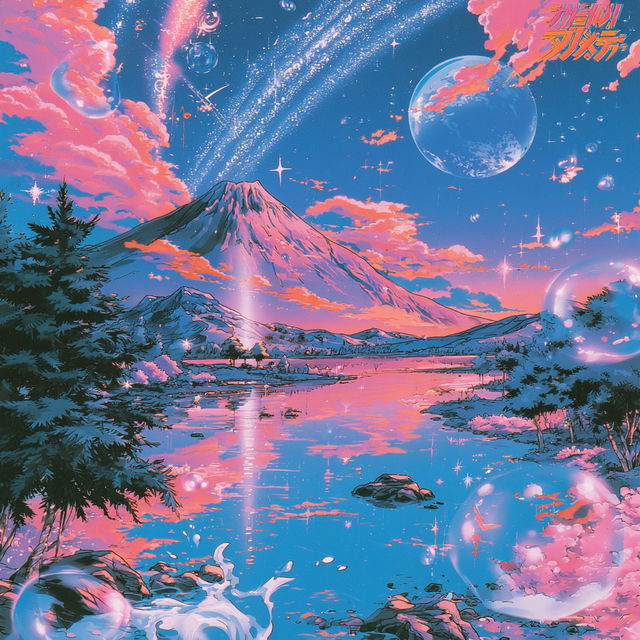 Starflood Chromacircus style, Midjourney V8.2, render 4 of 4