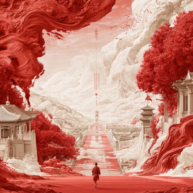 Pagodrome style, Midjourney V8.2, render 1 of 4