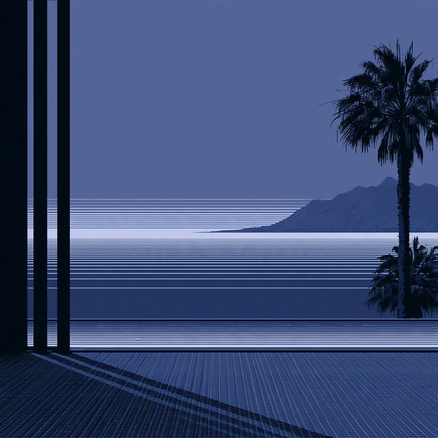 Solar Slat Impressions style, Midjourney V8.2, render 2 of 4