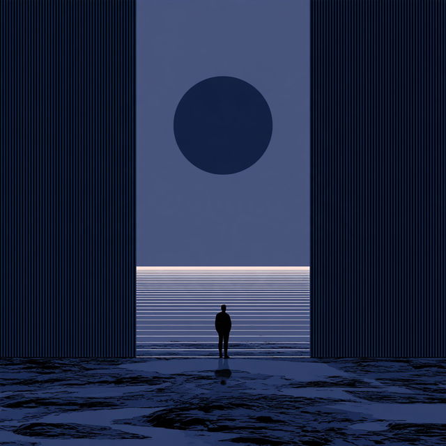 Solar Slat Impressions style, Midjourney V8.2, render 3 of 4