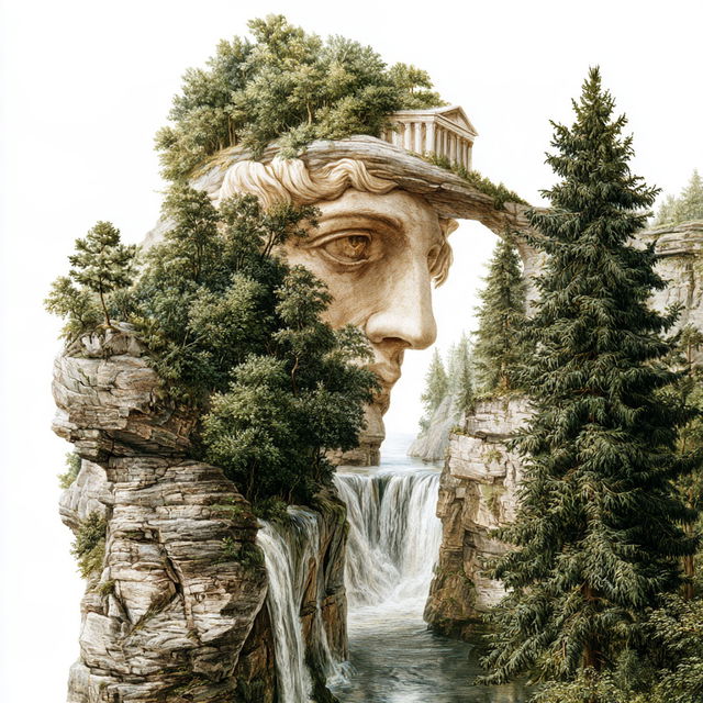Limestone Anatomies style, Midjourney V8.2, render 2 of 4