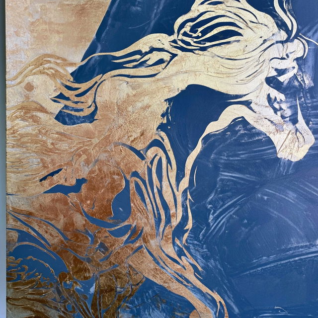 Indigo Arabesque style, Midjourney V8.2, render 4 of 4