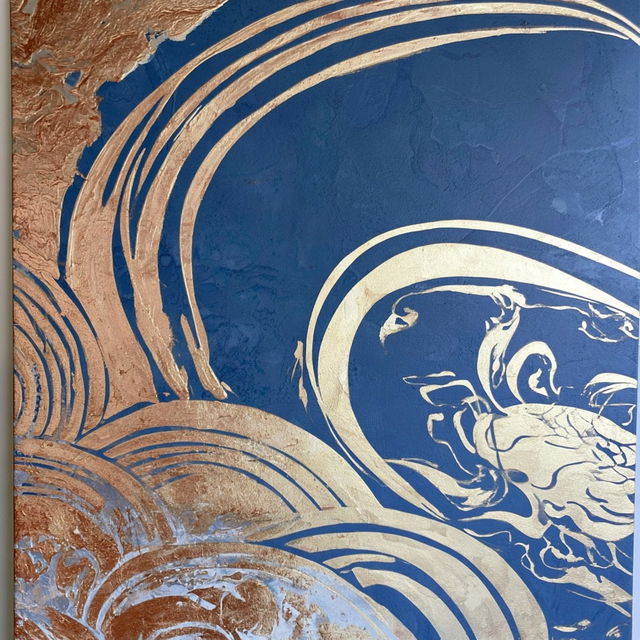 Indigo Arabesque style, Midjourney V8.2, render 2 of 4