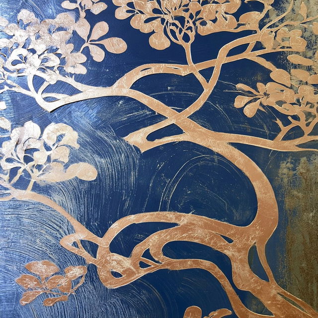 Indigo Arabesque style, Midjourney V8.2, render 3 of 4