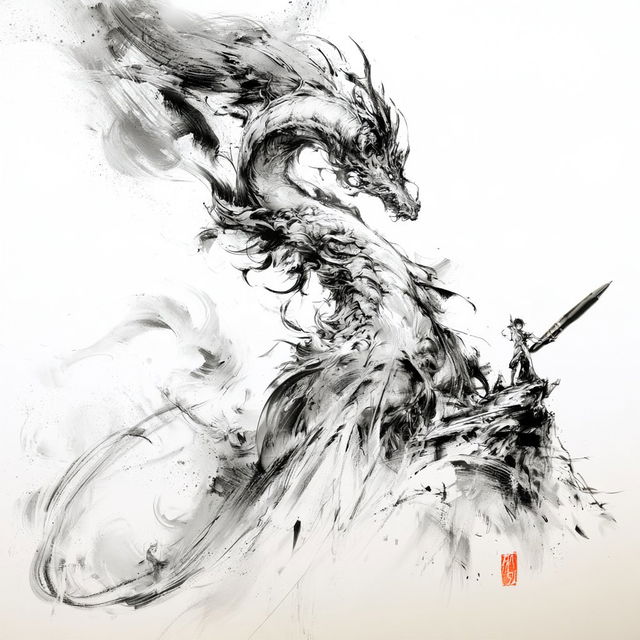 Machiya Inkway style, Midjourney V8.2, render 1 of 4