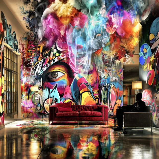 Graffitaxis style, Midjourney V8.2, render 4 of 4