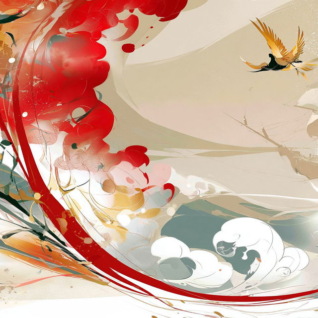 Goldfish Cloud Fold style, Midjourney V8.2, render 3 of 4