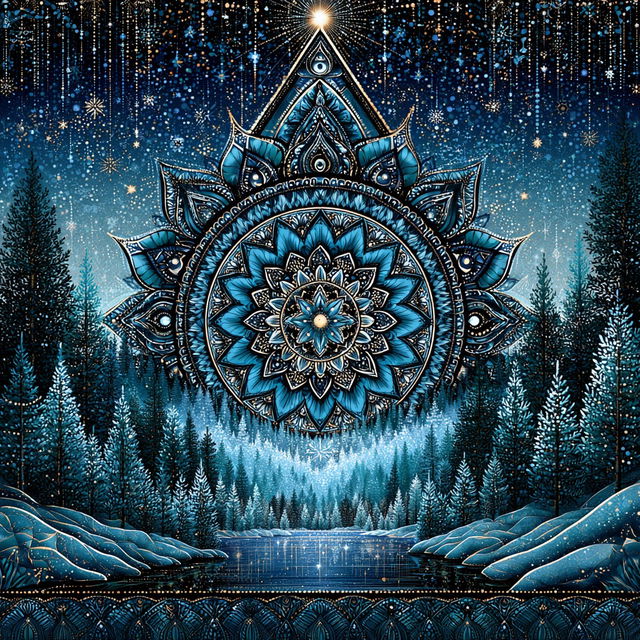 Mandapuppetry style, Midjourney V8.2, render 3 of 4