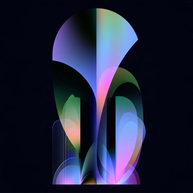 Chromaloop style, Midjourney V8.2, render 2 of 4