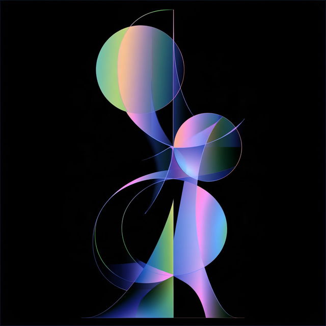 Chromaloop style, Midjourney V8.2, render 4 of 4