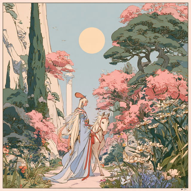 Spring Dragonwood style, Midjourney V8.2, render 4 of 4