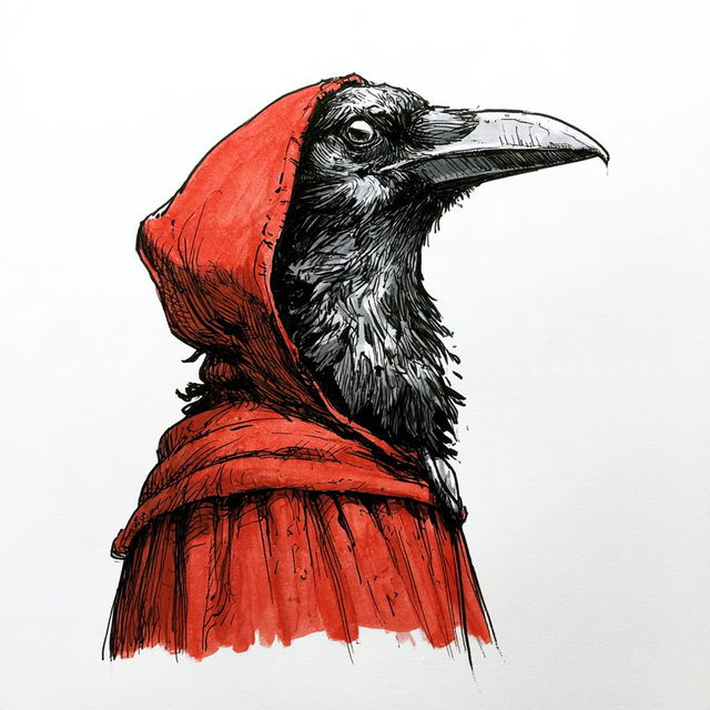 Inktrailia style, Midjourney V8.2, render 3 of 4