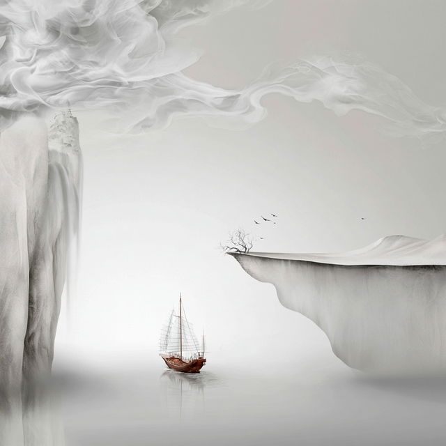 Iceberg Needlework style, Midjourney V8.2, render 2 of 4