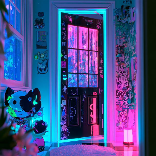 Electric Alley Chromolith style, Midjourney V8.2, render 3 of 4