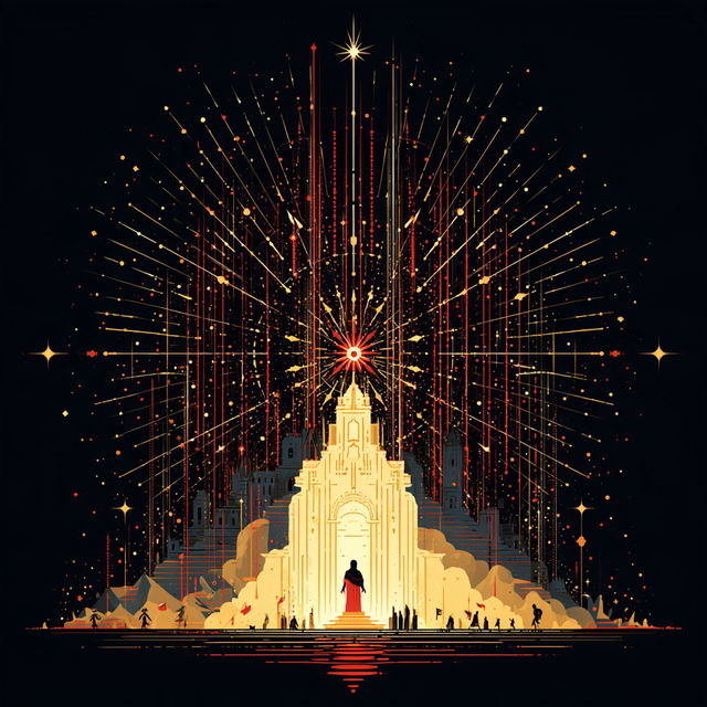 Diorama Solarism style, Midjourney V8.2, render 3 of 4