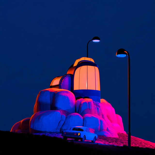 Trilobite Lightworks style, Midjourney V8.2, render 1 of 4