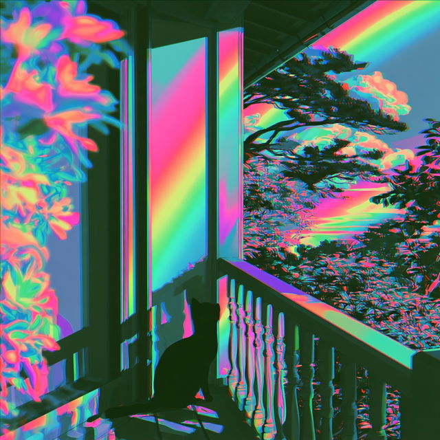Retinal Arcism style, Midjourney V8.2, render 3 of 4