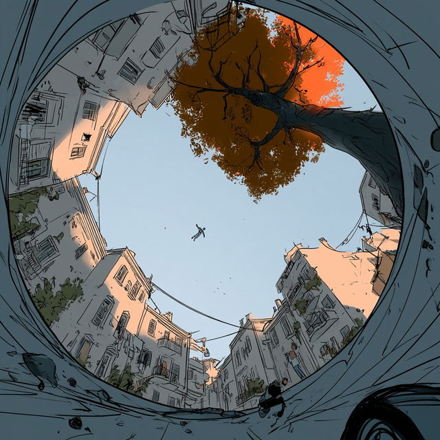 Contourfall style, Midjourney V8.2, render 1 of 4