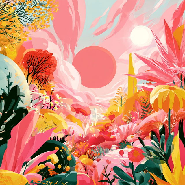 Tropical Chinoiserie style, Midjourney V8.2, render 3 of 4