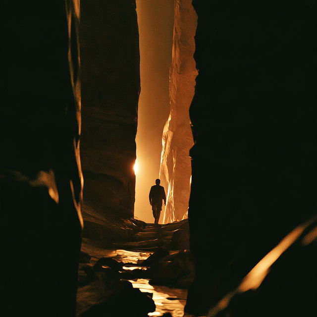 Cavernal Goldenism style, Midjourney V8.2, render 4 of 4