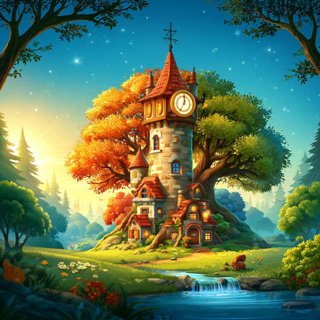 Copperleaf Enchantment style, Midjourney V8.2, render 4 of 4